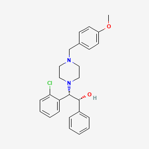 (alphaR,betaS)-beta-(2-Chlorophenyl)-4-[(4-methoxyphenyl)methyl]-alpha-phenyl-1-piperazineethanol