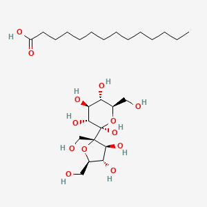 alpha-D-Glucopyranoside, beta-D-fructofuranosyl, tetradecanoate