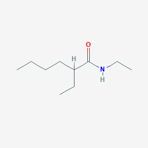 molecular formula C10H21NO B11997555 N,2-Diethylhexanamide CAS No. 128666-06-8