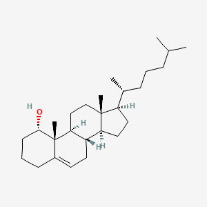 molecular formula C27H46O B1199760 1alpha-Hydroxycholest-5-ene CAS No. 52032-61-8