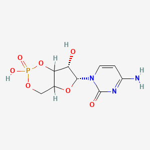 4-amino-1-[(6R,7S)-2,7-dihydroxy-2-oxo-4a,6,7,7a-tetrahydro-4H-furo[3,2-d][1,3,2]dioxaphosphinin-6-yl]pyrimidin-2-one