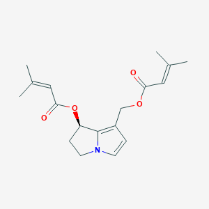 molecular formula C18H23NO4 B1199773 Disenecioyldehydroretronecine CAS No. 59845-50-0