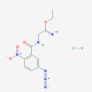 Ethyl N-5-azido-2-nitrobenzoylaminoacetimidate