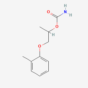 molecular formula C11H15NO3 B11997808 3-(o-Tolyloxy)-2-propanol carbamate CAS No. 63716-26-7