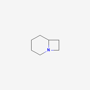 molecular formula C7H13N B1199788 1-Azabicyclo[4.2.0]octane CAS No. 32028-39-0