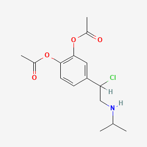2-(3,4-Diacetoxyphenyl)-2-chloro-N-isopropyl-1-ethanamine