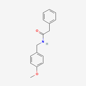 molecular formula C16H17NO2 B11998123 N-(4-methoxybenzyl)-2-phenylacetamide 