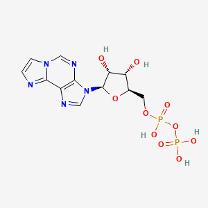 molecular formula C12H15N5O10P2 B1199818 1,N(6)-ethenoadenosine diphosphate CAS No. 38806-39-2