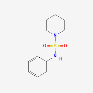 molecular formula C11H16N2O2S B11998190 1-Piperidinesulfonanilide CAS No. 5430-47-7