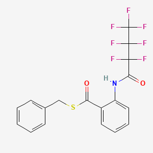 molecular formula C18H12F7NO2S B1199825 TBHBA CAS No. 82422-25-1