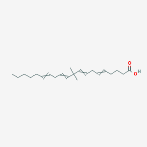 molecular formula C22H36O2 B1199828 10,10-Dimethylicosa-5,8,11,14-tetraenoic acid 
