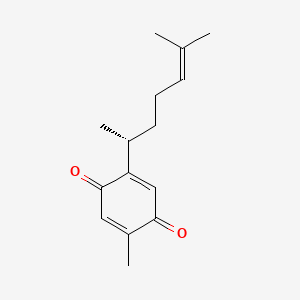 2-methyl-5-[(2R)-6-methylhept-5-en-2-yl]cyclohexa-2,5-diene-1,4-dione