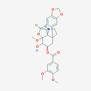 molecular formula C27H29NO9 B119983 4'-O-Methylstephavanine CAS No. 152013-83-7