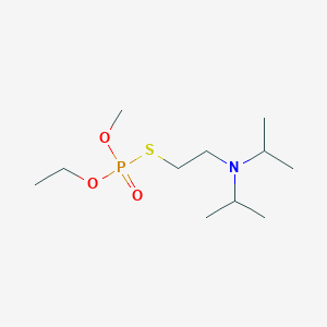 S-(2-(Bis(1-methylethyl)amino)ethyl) O-ethyl O-methyl phosphorothioate
