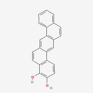 molecular formula C22H14O2 B1199834 Benzo[k]tetraphene-3,4-diol CAS No. 64414-77-3