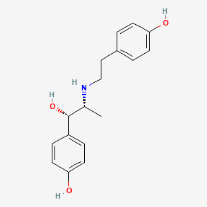 molecular formula C17H21NO3 B1199850 Ritodrine CAS No. 26652-09-5
