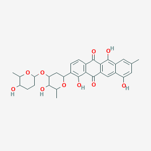 molecular formula C31H32O10 B1199854 Quanolirone II 