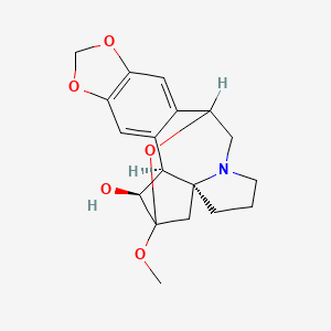 molecular formula C18H21NO5 B1199857 Alkaloid D CAS No. 51151-93-0