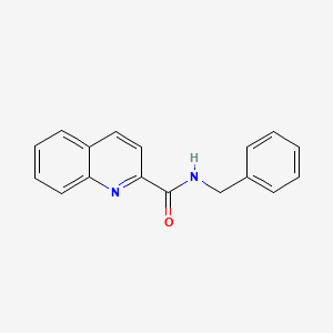 molecular formula C17H14N2O B11998575 N-benzylquinoline-2-carboxamide CAS No. 6019-43-8