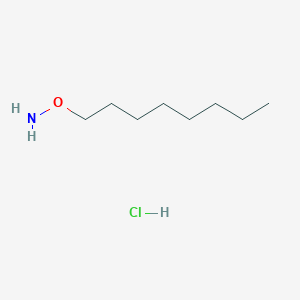 molecular formula C8H20ClNO B11998724 O-Octylhydroxylamine hydrochloride CAS No. 62177-26-8