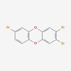 molecular formula C12H5Br3O2 B1199877 2,3,7-Tribromodibenzo-p-dioxin CAS No. 51974-40-4
