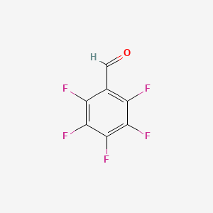 molecular formula C7HF5O B1199891 Pentafluorobenzaldehyde CAS No. 653-37-2