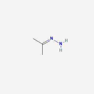 molecular formula C3H8N2 B1199896 Acetone hydrazone CAS No. 5281-20-9