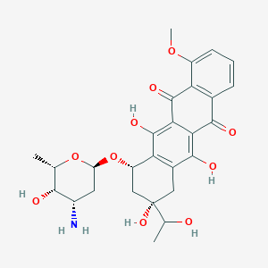 molecular formula C27H31NO10 B1199899 13-Dihydrodaunorubicin 