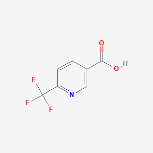 molecular formula C7H4F3NO2 B119990 6-(三氟甲基)烟酸 CAS No. 231291-22-8