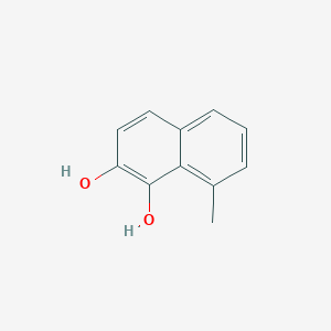 molecular formula C11H10O2 B1199910 8-甲基萘-1,2-二醇 