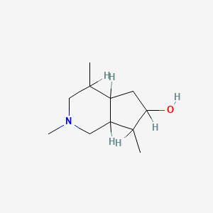 molecular formula C11H21NO B1199915 Incarvilline CAS No. 145307-22-8