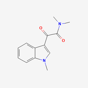 molecular formula C13H14N2O2 B11999159 n,n-Dimethyl-2-(1-methyl-1h-indol-3-yl)-2-oxoacetamide CAS No. 38662-19-0