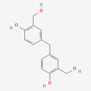 molecular formula C15H16O4 B1199918 4,4'-Dihydroxy-3,3'-di-(hydroxymethyl)diphenylmethane CAS No. 2346-44-3