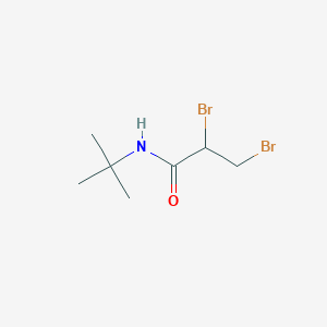 molecular formula C7H13Br2NO B11999282 2,3-Dibromo-N-tert-butylpropanamide CAS No. 1509-53-1