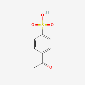 molecular formula C8H8O4S B11999315 4-acetylbenzenesulfonic Acid CAS No. 34074-93-6