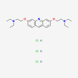 2-[6-[2-(diethylamino)ethoxy]acridin-3-yl]oxy-N,N-diethylethanamine;trihydrochloride