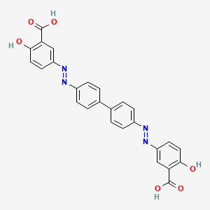 molecular formula C26H18N4O6 B1199936 Chrysamine G 