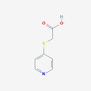 molecular formula C7H7NO2S B119994 (4-Pyridylthio)acetic acid CAS No. 10351-19-6