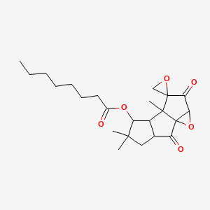 molecular formula C23H32O6 B1199943 Diketocoriolin B CAS No. 34864-30-7