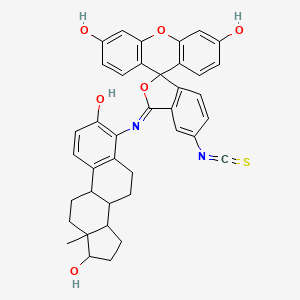 4-Amino-N-fluorescein isothiocyanate-17-estradiol