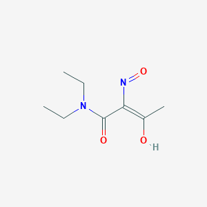 molecular formula C8H14N2O3 B11999587 N,N-diethyl-2-(hydroxyimino)-3-oxobutanamide CAS No. 55464-27-2