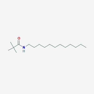 molecular formula C17H35NO B11999594 Propanamide, N-dodecyl-2,2-dimethyl- CAS No. 557780-69-5