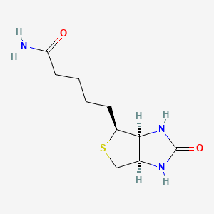 molecular formula C10H17N3O2S B1199965 Biotinamide CAS No. 6929-42-6