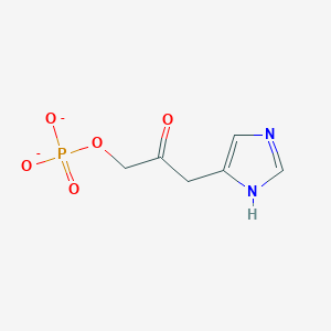 B1199967 3-(Imidazol-4-yl)-2-oxopropyl phosphate(2-) CAS No. 99979-59-6