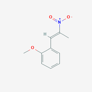 molecular formula C10H11NO3 B11999802 1-(2-Methoxyphenyl)-2-nitropropene 