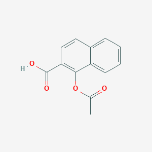 molecular formula C13H10O4 B11999819 1-(Acetyloxy)naphthalene-2-carboxylic acid CAS No. 6301-40-2