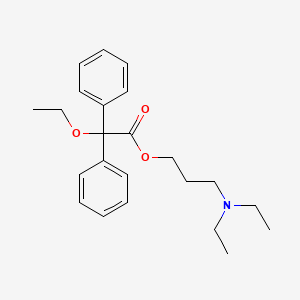 molecular formula C23H31NO3 B1199984 Ethpenal CAS No. 3626-03-7