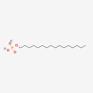molecular formula C16H35O4P B1199986 Hexadecyl dihydrogen phosphate CAS No. 3539-43-3