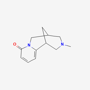 molecular formula C12H16N2O B1199991 Caulophylline CAS No. 63699-79-6