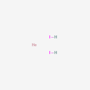 molecular formula H2HeI2 B1199994 Helium--hydrogen iodide (1/2) 